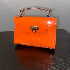 Neon Orange Handbag